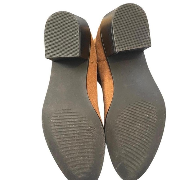 Skechers Tameless - Moving West Tan Suede Ankle Cowgirl Boots Women's 7.5 - Picture 8 of 8